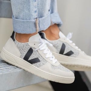 Veja V-10 Sneakers Flannel Snow/Black